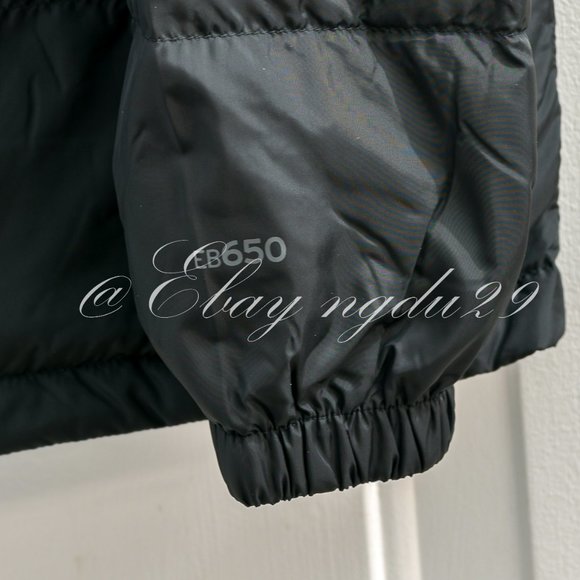 Eddie‎ Bauer Men's Down Hooded Jacket BLACK - Picture 13 of 13